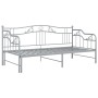 Gray metal removable sofa bed frame 90x200 cm by vidaXL, Beds and slatted bases - Ref: Foro24-324766, Price: 151,20 €, Discou...