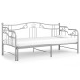 Gray metal removable sofa bed frame 90x200 cm by vidaXL, Beds and slatted bases - Ref: Foro24-324766, Price: 151,20 €, Discou...