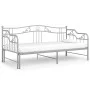 Gray metal removable sofa bed frame 90x200 cm by vidaXL, Beds and slatted bases - Ref: Foro24-324766, Price: 173,16 €, Discou...