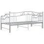 Gray metal removable sofa bed frame 90x200 cm by vidaXL, Beds and slatted bases - Ref: Foro24-324766, Price: 173,16 €, Discou...