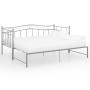 Estructura de sofá cama extraíble de metal gris 90x200 cm de vidaXL, Camas y somieres - Ref: Foro24-324784, Precio: 159,26 €,...