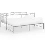 Gray metal removable sofa bed frame 90x200 cm by vidaXL, Beds and slatted bases - Ref: Foro24-324784, Price: 156,78 €, Discou...