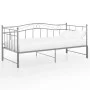 Gray metal removable sofa bed frame 90x200 cm by vidaXL, Beds and slatted bases - Ref: Foro24-324784, Price: 156,78 €, Discou...