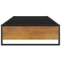 Schwarzer Metallbettrahmen 90x200 cm von vidaXL, Betten und Lattenroste - Ref: Foro24-324813, Preis: 124,74 €, Rabatt: %