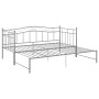Estructura de sofá cama extraíble de metal gris 90x200 cm de vidaXL, Camas y somieres - Ref: Foro24-324784, Precio: 159,26 €,...