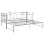 Gray metal removable sofa bed frame 90x200 cm by vidaXL, Beds and slatted bases - Ref: Foro24-324784, Price: 156,78 €, Discou...