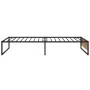 Black metal bed frame 90x200 cm by vidaXL, Beds and slatted bases - Ref: Foro24-324813, Price: 124,74 €, Discount: %