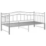Gray metal removable sofa bed frame 90x200 cm by vidaXL, Beds and slatted bases - Ref: Foro24-324784, Price: 156,78 €, Discou...