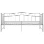 Estructura de sofá cama extraíble de metal gris 90x200 cm de vidaXL, Camas y somieres - Ref: Foro24-324784, Precio: 159,26 €,...