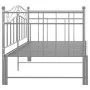 Gray metal removable sofa bed frame 90x200 cm by vidaXL, Beds and slatted bases - Ref: Foro24-324784, Price: 156,78 €, Discou...