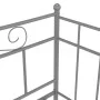 Gray metal removable sofa bed frame 90x200 cm by vidaXL, Beds and slatted bases - Ref: Foro24-324784, Price: 156,78 €, Discou...
