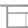 Estructura de cama de metal gris 90x200 cm de vidaXL, Camas y somieres - Ref: Foro24-324822, Precio: 106,09 €, Descuento: %