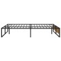 Estructura de cama de metal negra 120x200 cm de vidaXL, Camas y somieres - Ref: Foro24-324815, Precio: 84,26 €, Descuento: %