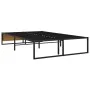 Estructura de cama de metal negra 120x200 cm de vidaXL, Camas y somieres - Ref: Foro24-324815, Precio: 84,31 €, Descuento: %