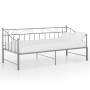 Estructura de sofá cama extraíble de metal gris 90x200 cm de vidaXL, Camas y somieres - Ref: Foro24-324778, Precio: 154,65 €,...