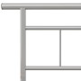 Estructura de cama de metal gris 180x200 cm de vidaXL, Camas y somieres - Ref: Foro24-324837, Precio: 100,31 €, Descuento: %