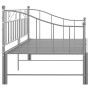 Gray metal removable sofa bed frame 90x200 cm by vidaXL, Beds and slatted bases - Ref: Foro24-324778, Price: 154,65 €, Discou...