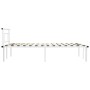 Bettgestell aus weißem Metall, 120 x 200 cm von vidaXL, Betten und Lattenroste - Ref: Foro24-324827, Preis: 86,10 €, Rabatt: %