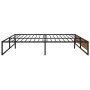 Estructura de cama de metal negra 200x200 cm de vidaXL, Camas y somieres - Ref: Foro24-324819, Precio: 98,99 €, Descuento: %