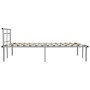 Estructura de cama de metal gris 140x200 cm de vidaXL, Camas y somieres - Ref: Foro24-324831, Precio: 89,92 €, Descuento: %
