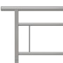 Estructura de cama de metal gris 140x200 cm de vidaXL, Camas y somieres - Ref: Foro24-324831, Precio: 89,92 €, Descuento: %