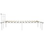 Bettgestell aus weißem Metall, 140 x 200 cm von vidaXL, Betten und Lattenroste - Ref: Foro24-324830, Preis: 86,12 €, Rabatt: %