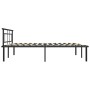 Estructura de cama de metal negro 180x200 cm de vidaXL, Camas y somieres - Ref: Foro24-324835, Precio: 128,25 €, Descuento: %