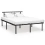 Schwarzer Metallbettrahmen 160x200 cm von vidaXL, Betten und Lattenroste - Ref: Foro24-324832, Preis: 139,25 €, Rabatt: %