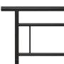 Estructura de cama de metal negra 160x200 cm de vidaXL, Camas y somieres - Ref: Foro24-324832, Precio: 141,11 €, Descuento: %