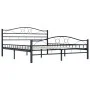 Bettrahmen aus schwarzem Stahl, 180 x 200 cm von vidaXL, Betten und Lattenroste - Ref: Foro24-285290, Preis: 156,28 €, Rabatt: %