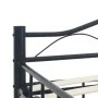 Estructura de cama de acero negra 180x200 cm de vidaXL, Camas y somieres - Ref: Foro24-285290, Precio: 159,34 €, Descuento: %