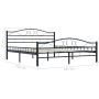 Black steel bed frame 180x200 cm by vidaXL, Beds and slatted bases - Ref: Foro24-285290, Price: 158,70 €, Discount: %