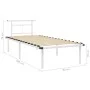 Bettgestell aus weißem Metall, 90 x 200 cm von vidaXL, Betten und Lattenroste - Ref: Foro24-324821, Preis: 73,07 €, Rabatt: %