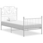 Bettgestell aus weißem Metall, 100 x 200 cm von vidaXL, Betten und Lattenroste - Ref: Foro24-324845, Preis: 134,31 €, Rabatt: %