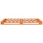 Estructura de cama de palés madera maciza pino marrón 180x200cm de vidaXL, Camas y somieres - Ref: Foro24-285267, Precio: 143...