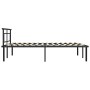 Estructura de cama de metal negra 140x200 cm de vidaXL, Camas y somieres - Ref: Foro24-324829, Precio: 93,44 €, Descuento: %
