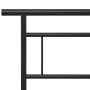 Estructura de cama de metal negra 140x200 cm de vidaXL, Camas y somieres - Ref: Foro24-324829, Precio: 93,44 €, Descuento: %