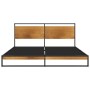 Estructura de cama de metal 160x200 cm de vidaXL, Camas y somieres - Ref: Foro24-324866, Precio: 128,20 €, Descuento: %