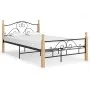Schwarzer Metallbettrahmen 120x200 cm von vidaXL, Betten und Lattenroste - Ref: Foro24-324941, Preis: 111,67 €, Rabatt: %