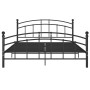Estructura de cama de metal negra 140x200 cm de vidaXL, Camas y somieres - Ref: Foro24-324976, Precio: 137,47 €, Descuento: %