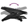 Reposapiés negro 46x34,5x11 cm de vidaXL, Otomanas - Ref: Foro24-51730, Precio: 31,76 €, Descuento: %
