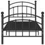 Schwarzer Metallbettrahmen 100x200 cm von vidaXL, Betten und Lattenroste - Ref: Foro24-324970, Preis: 125,03 €, Rabatt: %