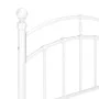 White metal bed frame 90x200 cm by vidaXL, Beds and slatted bases - Ref: Foro24-324968, Price: 83,27 €, Discount: %