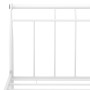 Bettgestell aus weißem Metall, 160 x 200 cm von vidaXL, Betten und Lattenroste - Ref: Foro24-325043, Preis: 145,58 €, Rabatt: %