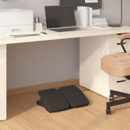 Reposapiés negro 43,5x32,5x10,5 cm de vidaXL, Otomanas - Ref: Foro24-51729, Precio: 26,72 €, Descuento: %
