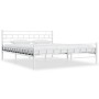 Bettgestell aus weißem Metall, 200 x 200 cm von vidaXL, Betten und Lattenroste - Ref: Foro24-285301, Preis: 136,92 €, Rabatt: %