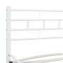 Bettgestell aus weißem Metall, 200 x 200 cm von vidaXL, Betten und Lattenroste - Ref: Foro24-285301, Preis: 136,92 €, Rabatt: %