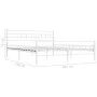 Bettgestell aus weißem Metall, 200 x 200 cm von vidaXL, Betten und Lattenroste - Ref: Foro24-285301, Preis: 134,69 €, Rabatt: %