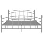 Estructura de cama de metal gris 140x200 cm | Foro24.es | Tu tienda online para hogar, jardín y más Foro24.es