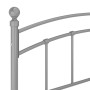 Estructura de cama de metal gris 140x200 cm | Foro24.es | Tu tienda online para hogar, jardín y más Foro24.es